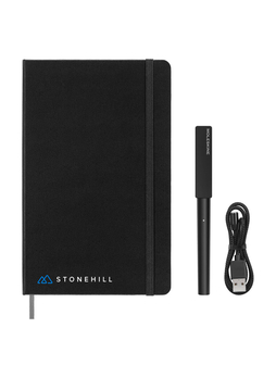 Moleskine Black Smart Writing Set - Ruled Large