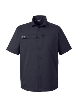 Under Armour Men's Black Motivate Coach Woven Shirt