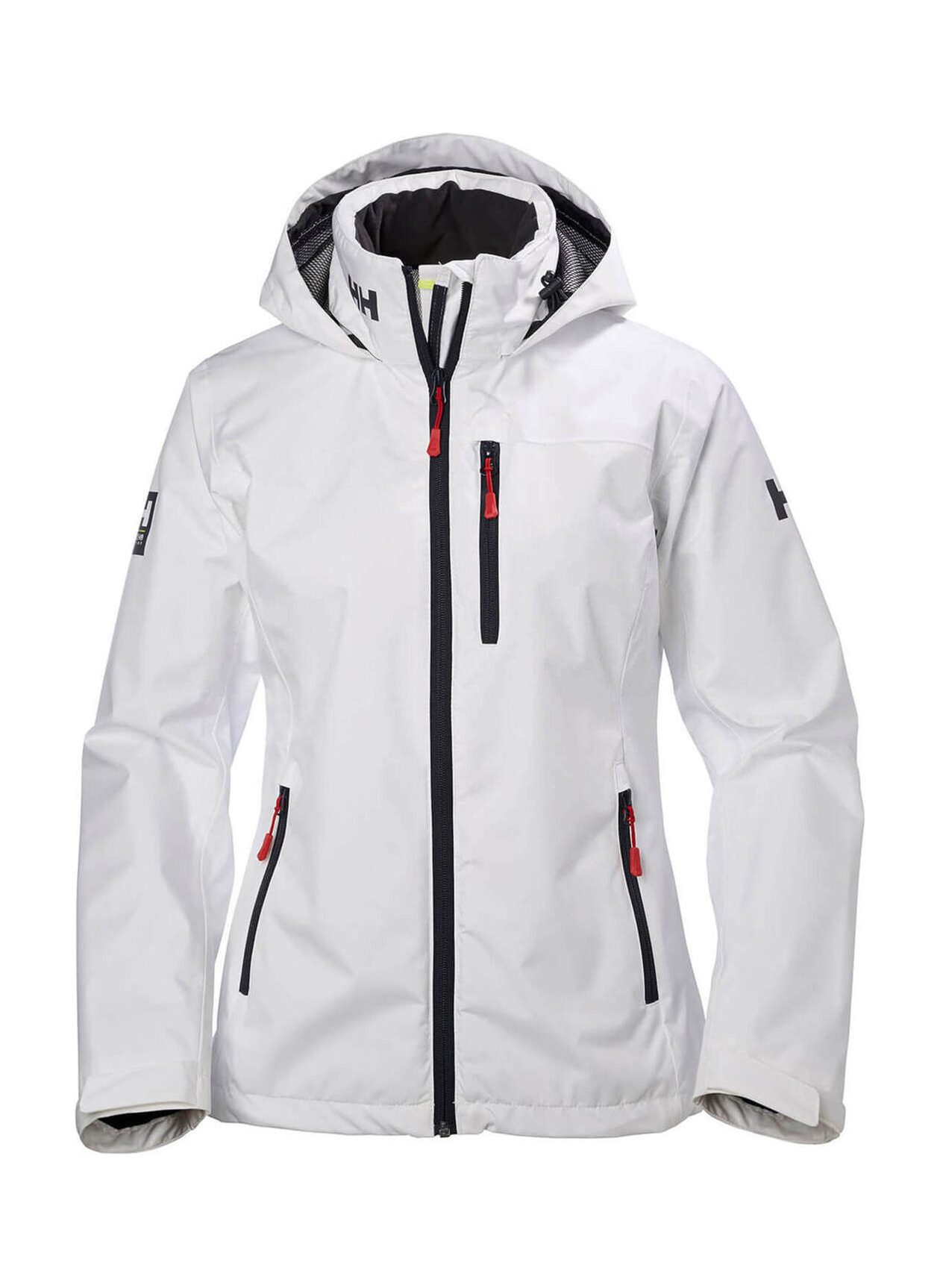 Helly Hansen Women's White Crew Hooded Jacket