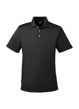 PUMA Men's Black Icon Golf Polo