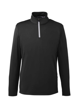 PUMA Men's Black Icon Quarter-Zip