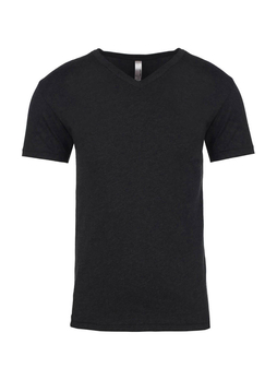 Next Level Men's Vintage Black Triblend V-Neck T-Shirt