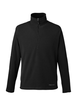 Marmot Men's Black Rocklin Fleece Half-Zip