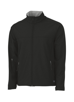 Charles River Men's Black / Vapor Grey Soft Shell Jacket