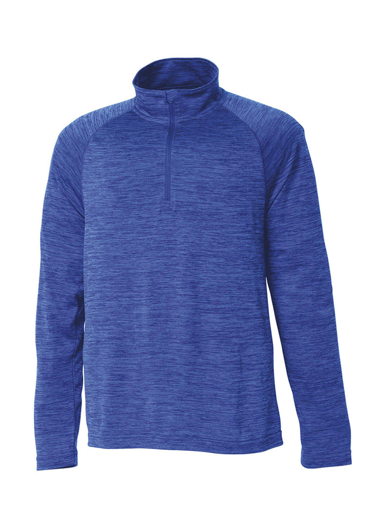 Charles River Men's Royal Space Dyed Quarter-Zip