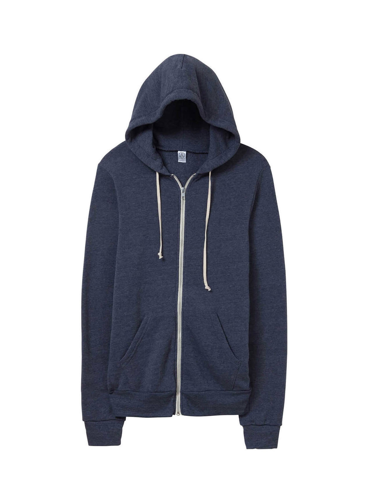 Alternative Men's Eco True Navy Rocky Eco-Fleece Zip Hoodie