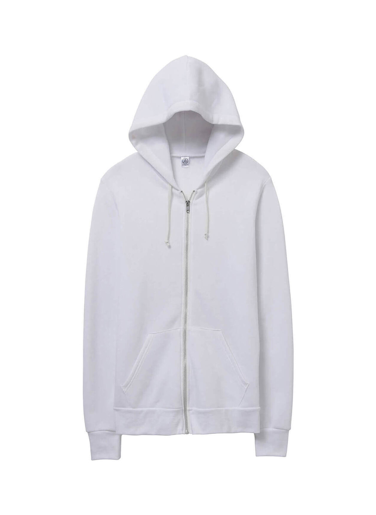 Alternative Men's Eco White Rocky Eco-Fleece Zip Hoodie