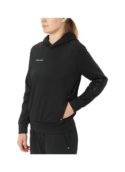 BAUER Women's Black Vapor Fleece Hoodie