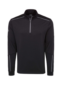 Callaway Men's Black Golf Water Repellent Quarter-Zip