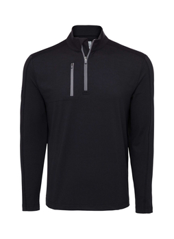 Callaway Men's Black Golf Lightweight Quarter-Zip