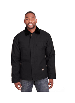 Berne Men's Black Heritage Chore Coat