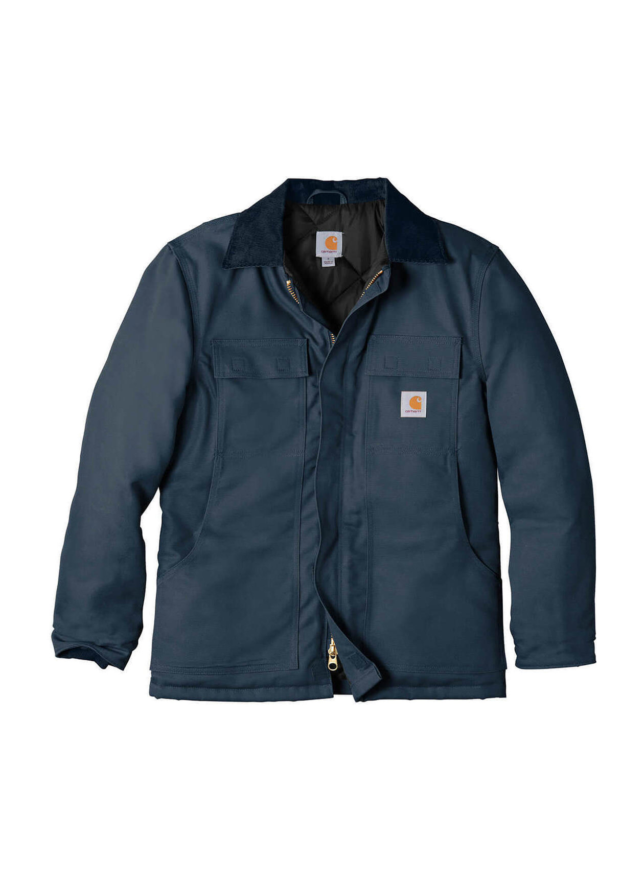 Carhartt Men's Dark Navy Duck Traditional Coat