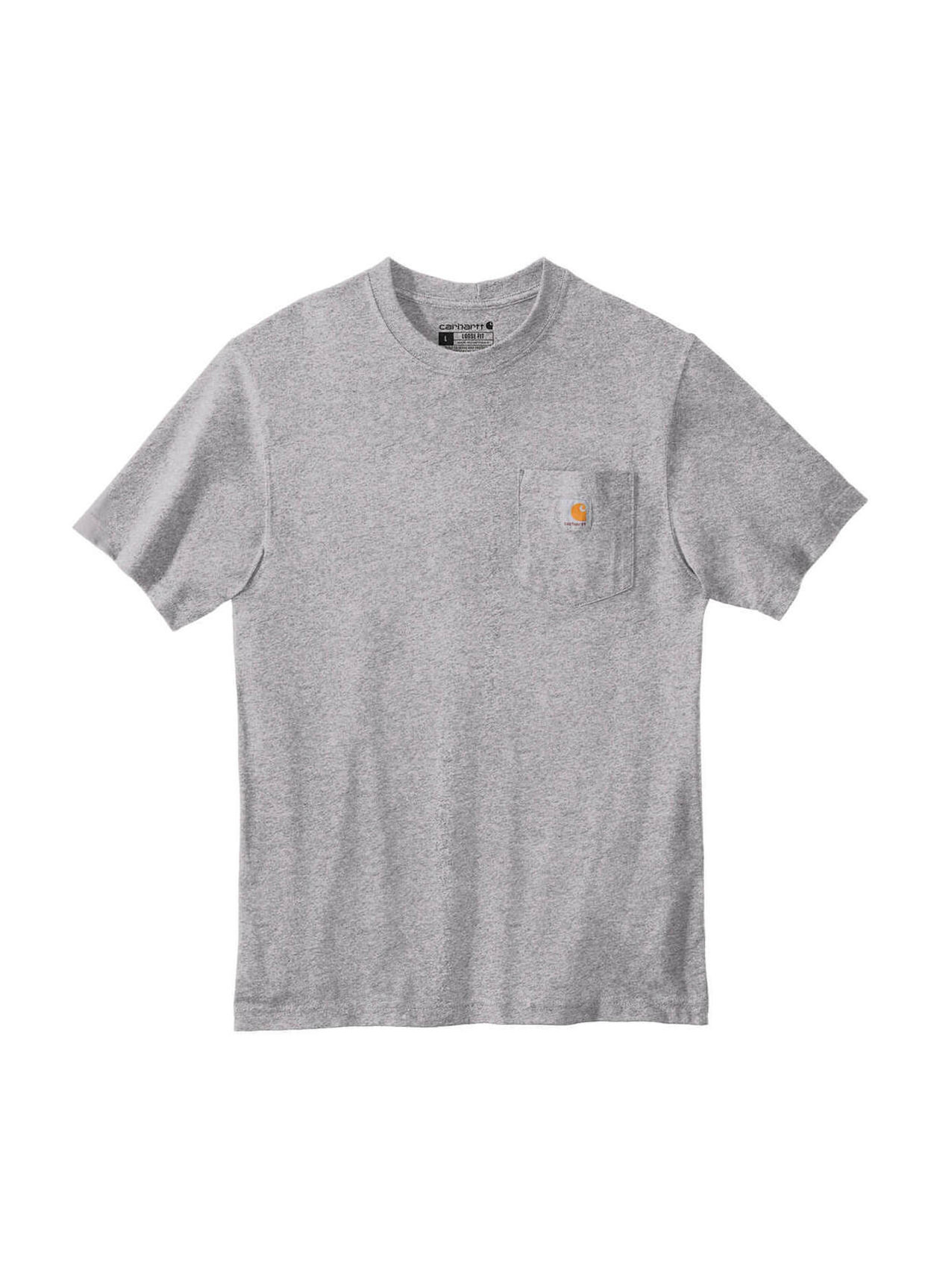 Carhartt Men's Heather Grey Workwear Pocket T-Shirt