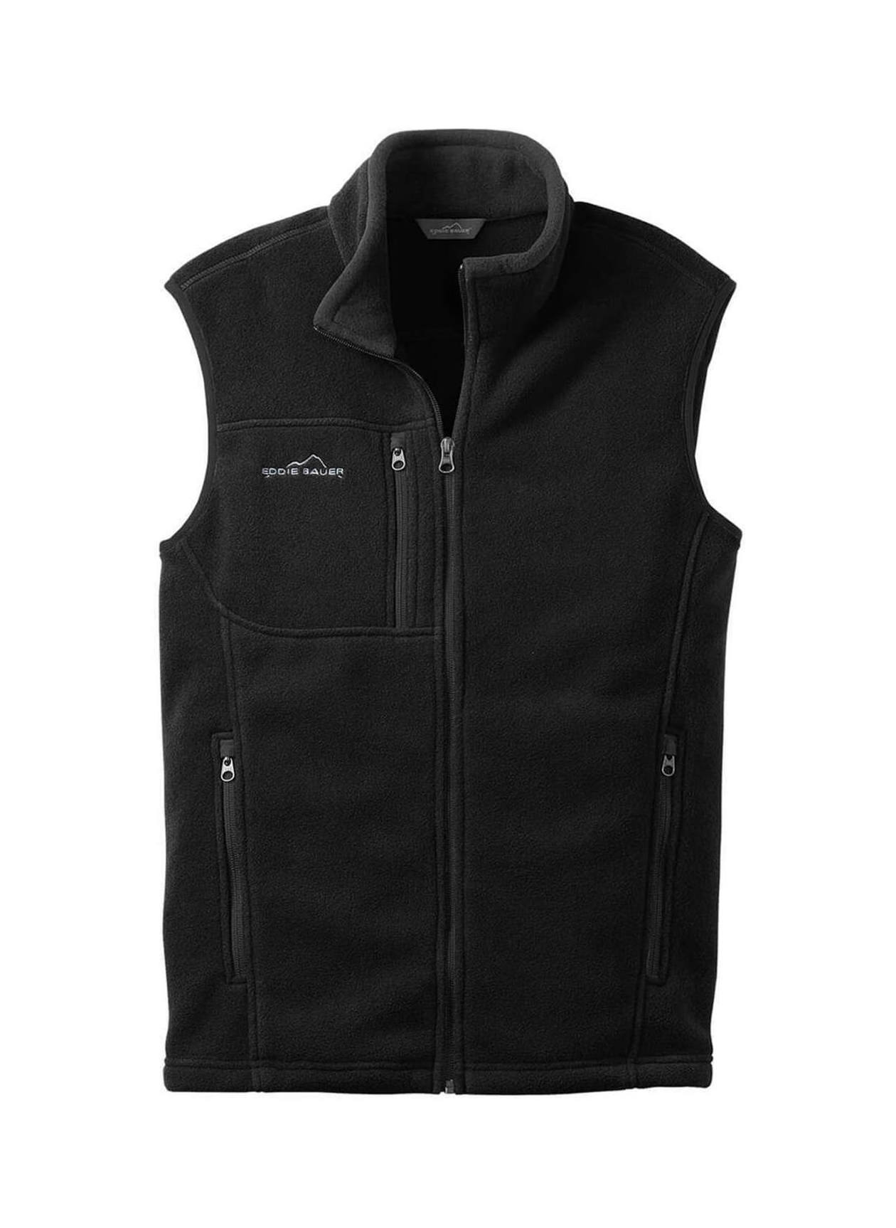 Eddie Bauer Men's Black Fleece Vest