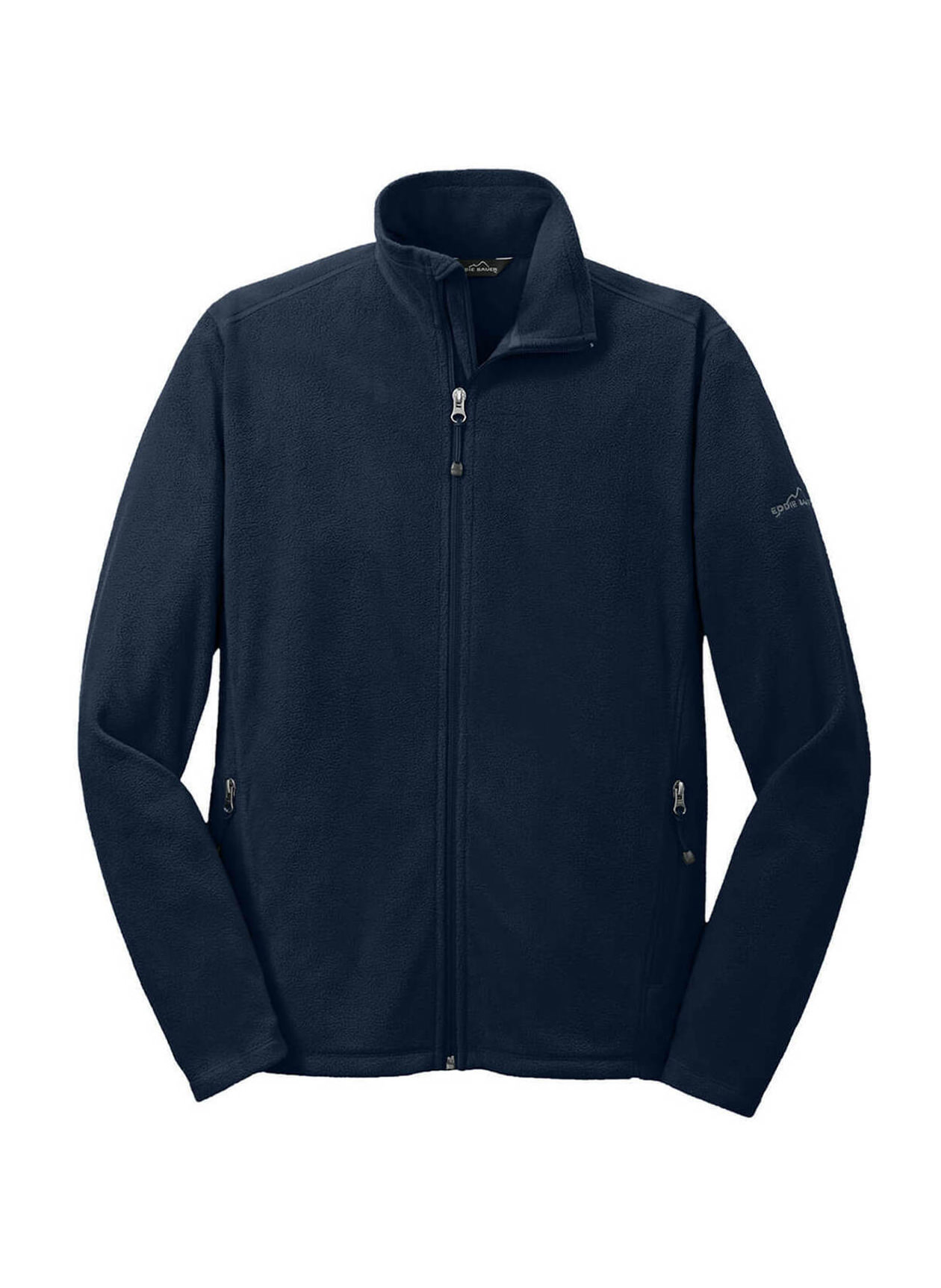 Eddie Bauer Men's Navy Micro Fleece Jacket