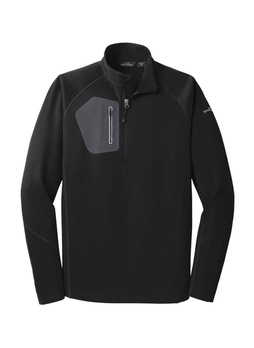 Eddie Bauer Men's Black Half-Zip Performance Fleece