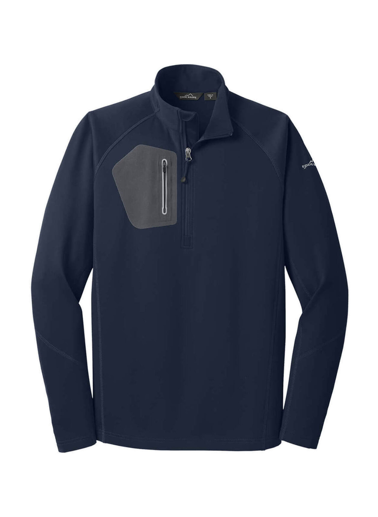 Eddie Bauer Men's River Blue Half-Zip Performance Fleece