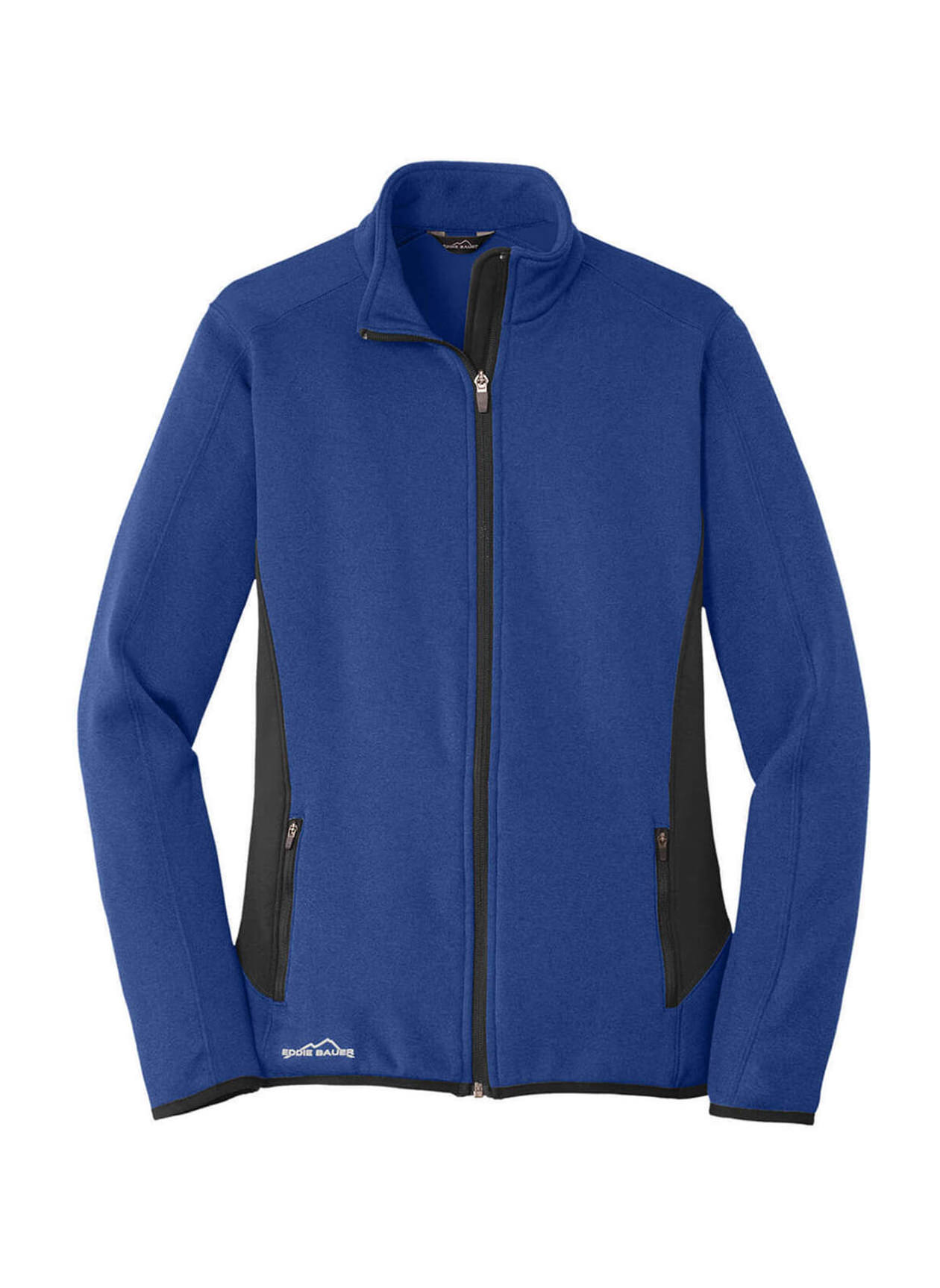 Eddie Bauer Women's Blue Heather Heather Stretch Fleece Jacket