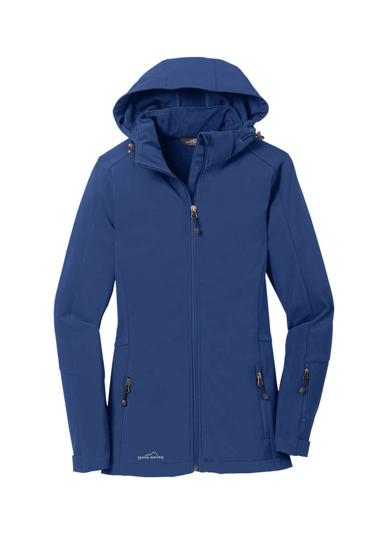 Eddie Bauer Women's Admiral Blue Hooded Soft Shell Parka