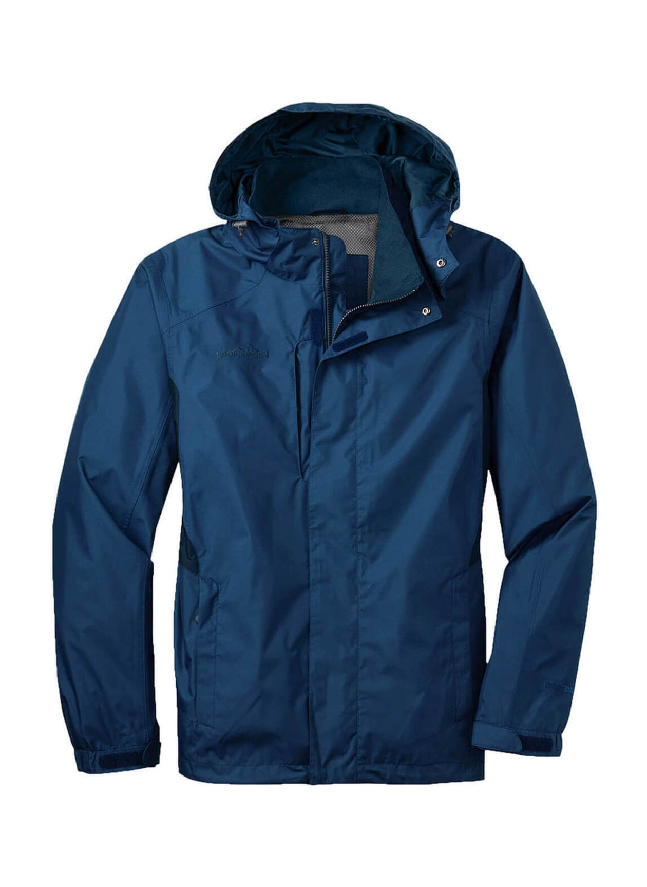 Eddie Bauer Men's Deep Sea Blue / Dark Adriatic Rain Jacket