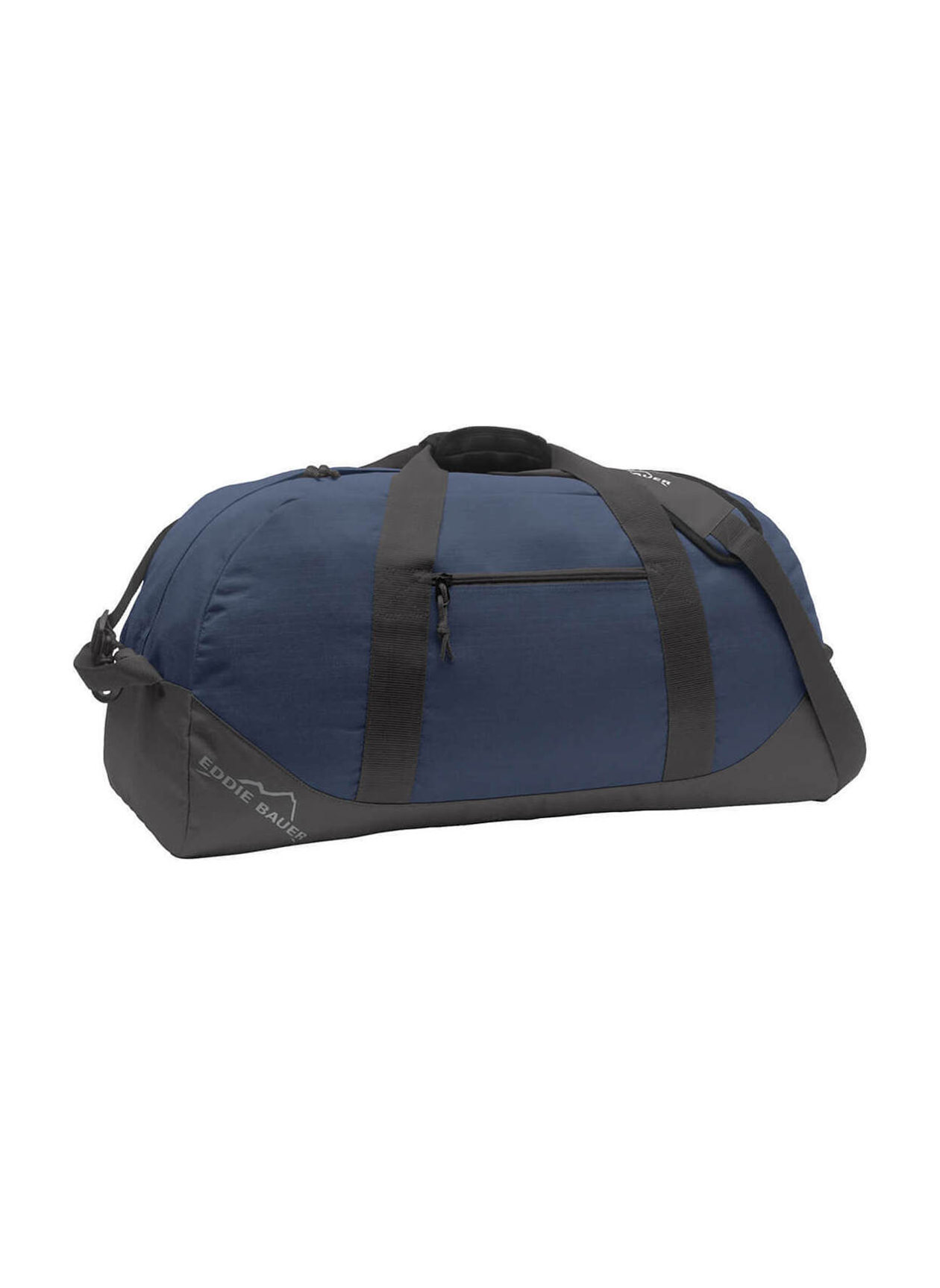 Eddie Bauer Coast Blue / Grey Steel Large Ripstop Duffel