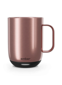 Ember Rose Gold 14 oz Metallic Mug