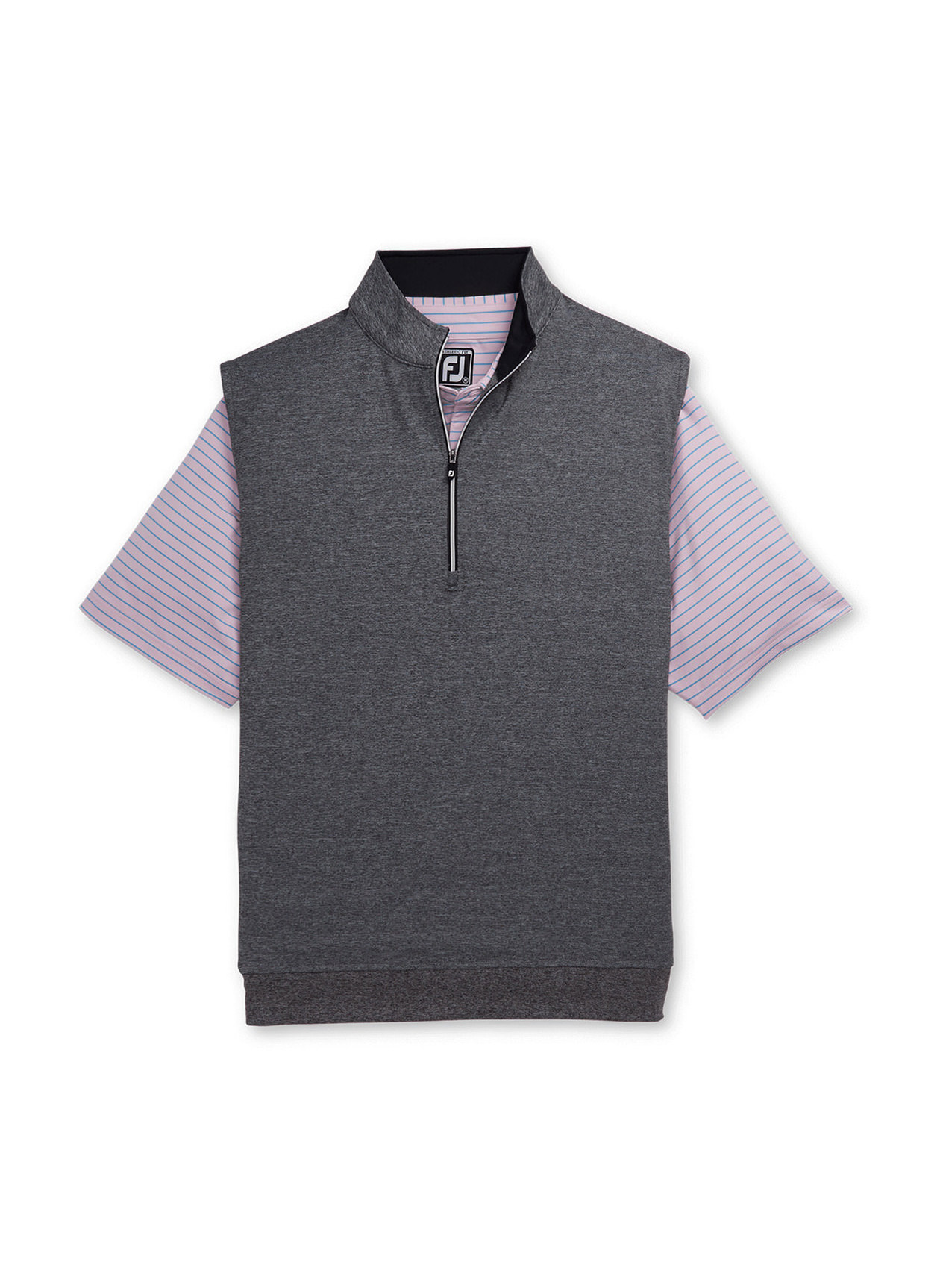 FootJoy Men's Charcoal Performance Half-Zip Vest