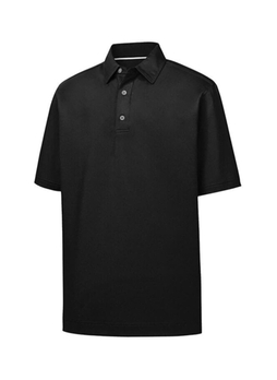 FootJoy Men's Black ProDry Performance Stretch Pique Polo