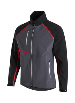 FootJoy Men's Black / Charcoal / Red HydroTour Jacket