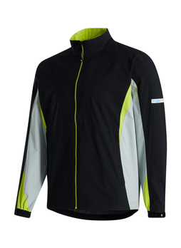 FootJoy Men's Black / Silver / Lime HydroLite Rain Jacket