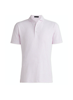 G/FORE Men's Blush Feeder Stripe Tech Pique Polo