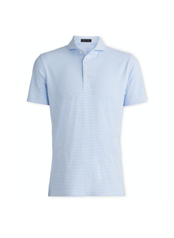 G/FORE Men's Sky Feeder Stripe Tech Pique Polo