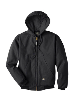 Berne Men's Black Heritage Hooded Jacket