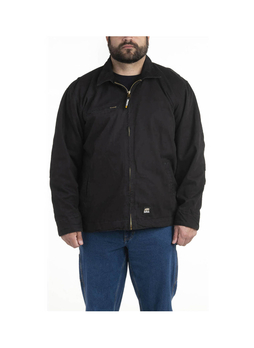 Berne Men's Black Highland Washed Gasoline Jacket