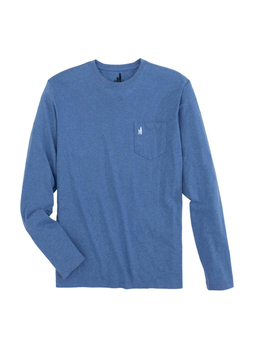 Johnnie-O Men's Oceanside Heathered Brennan Long-Sleeve T-Shirt