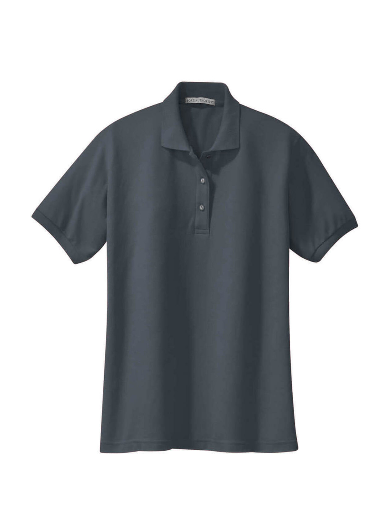 Port Authority Women's Steel Grey Silk Touch Polo