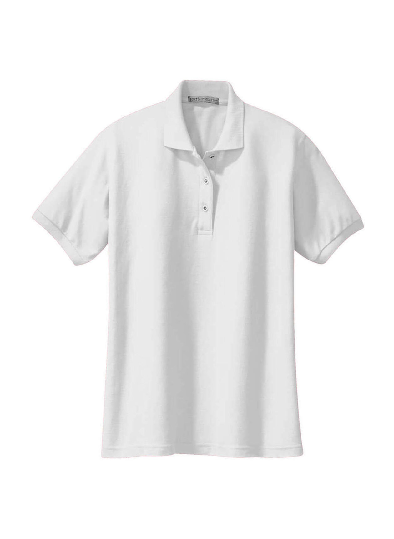 Port Authority Women's White Silk Touch Polo