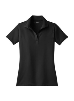 SPORT-TEK Women's Black Micropique Sport-Wick Polo