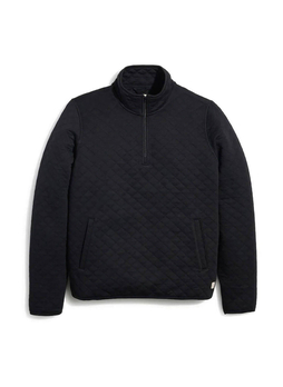 Marine Layer Men's Black Corbet Quarter-Zip