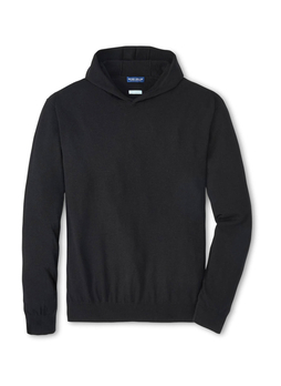 Peter Millar Men's Black Excursionist Flex Popover Hoodie