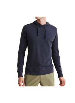 Faherty Men's Blue Nights Slub Cotton Hoodie