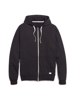 Marine Layer Men's Black Afternoon Zip Hoodie