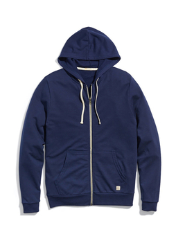 Marine Layer Men's True Navy Afternoon Zip Hoodie