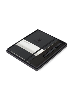 Moleskine Black Large Notebook and GO Pen Gift Set