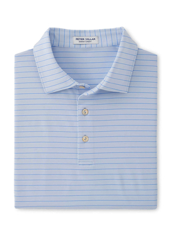 Peter Millar Men's Shaved Ice Drum Performance Jersey Polo