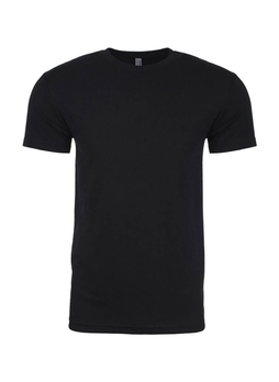 Next Level Men's Black Unisex CVC Crewneck T-Shirt