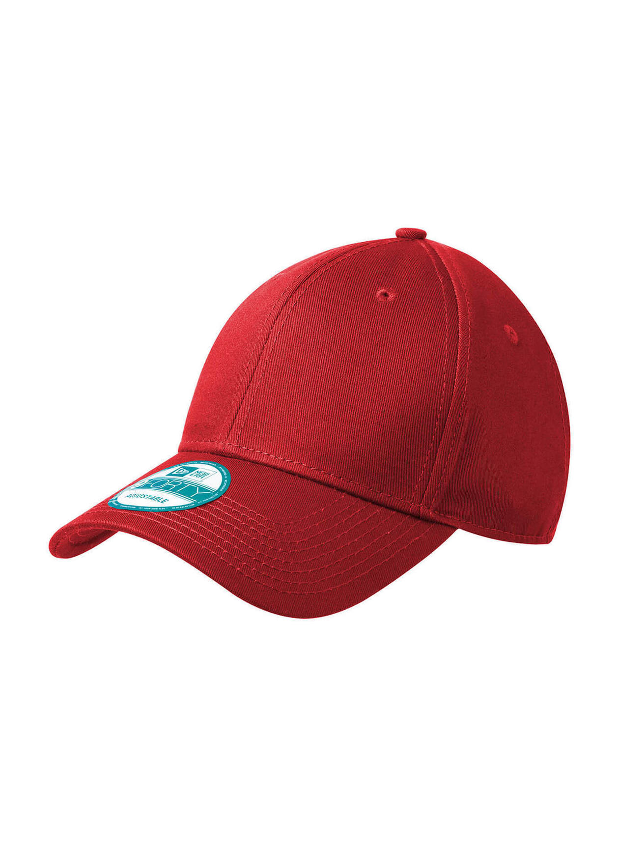 New Era Scarlet Red Adjustable Structured Cap