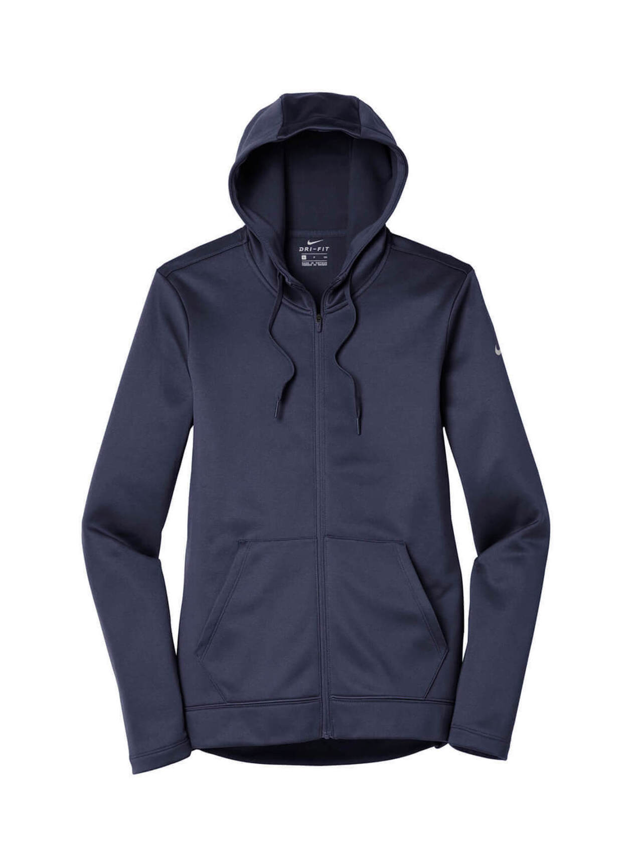 Nike Women's Midnight Navy Therma-Fit Full-Zip Fleece Hoodie