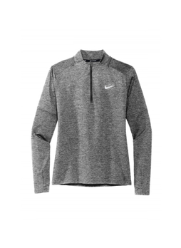 Nike Women's Black Heather Dri-FIT Element Half-Zip