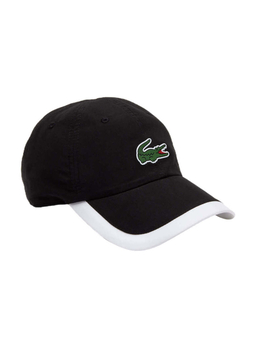 Lacoste Black / White Men's SPORT Contrast Border Lightweight Hat